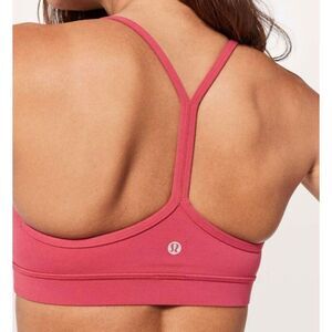 LULULEMON ATHLETICA Flow Y Bra 'Nulu In Vintage Rose Size 4